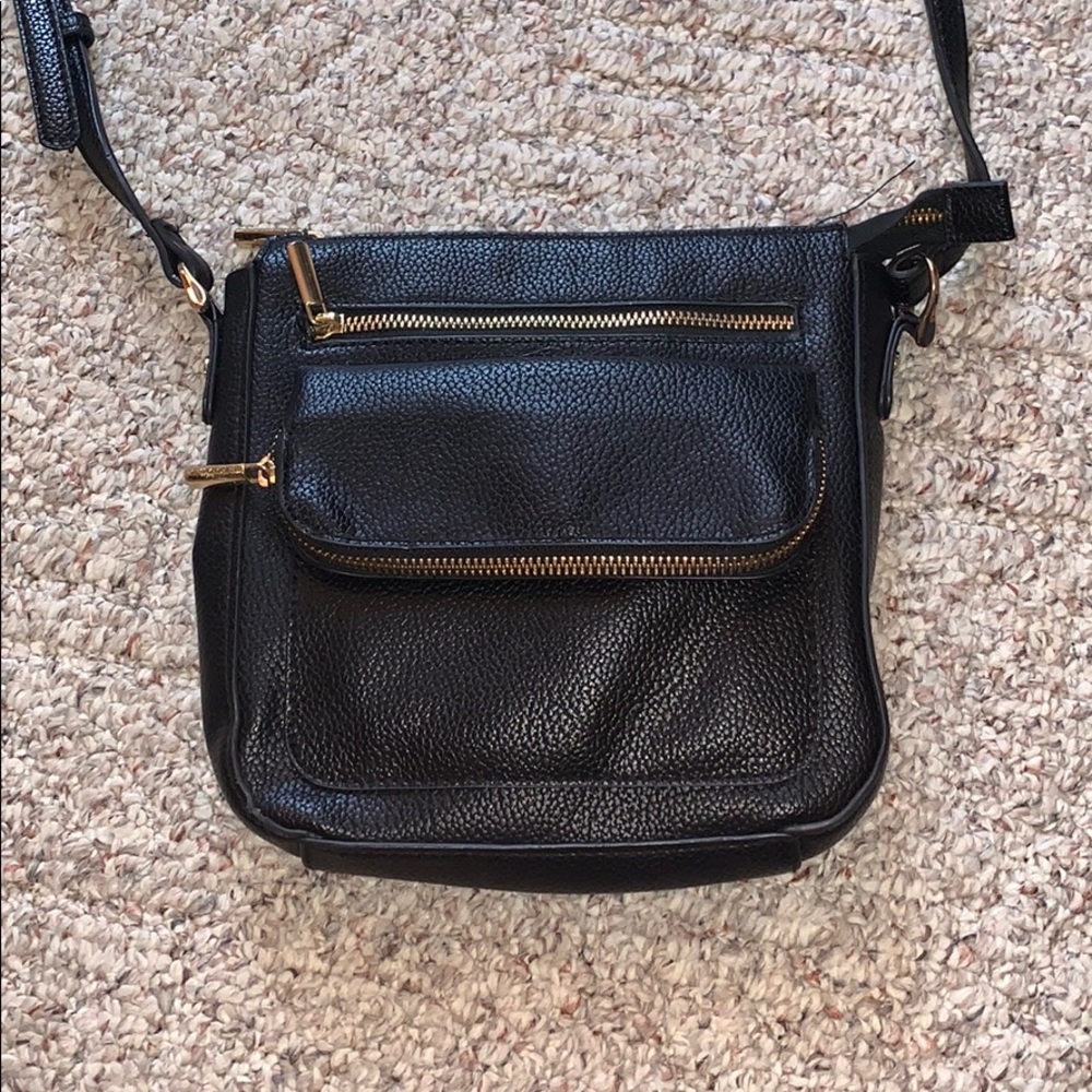 Black over the shoulder purse